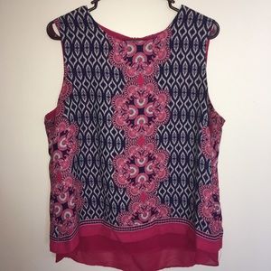 Mandala medallion blouse